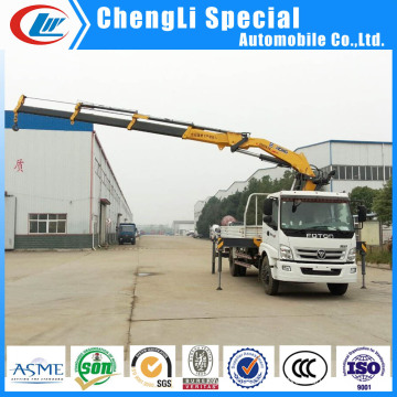 New Design Dongfeng 4*2 Grapple Crane Truck 5tons